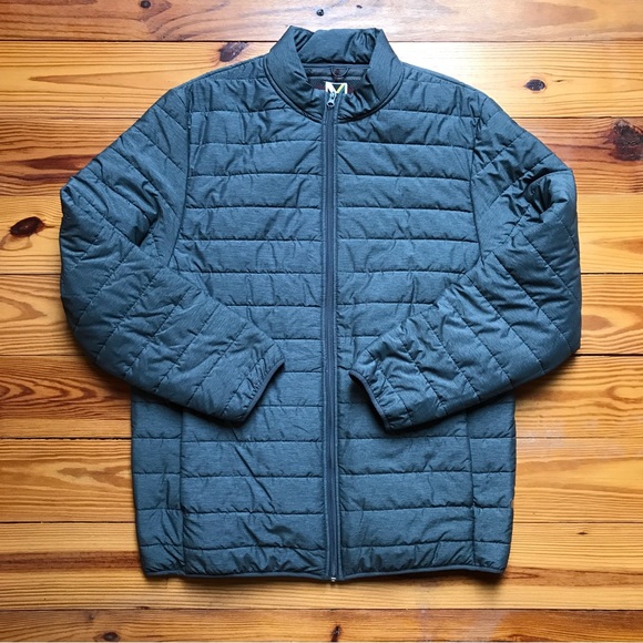 Voyager Grey Red Fleece Lined Puffer Jacket, NWT, XXL - Picture 3 of 13